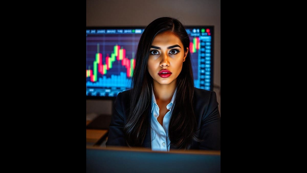 शेअर बाजार कोसळला : सेन्सेक्स 1,124 अंकांनी कोसळला, निफ्टी 365 अंकांनी घसरून 23,639 वर पोहोचला... ₹8 लाख कोटींचे नुकसान!